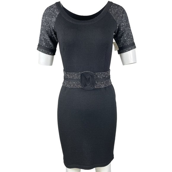 Elana Collection | Dresses | Elana Black Knit Dress Size Large | Poshmark